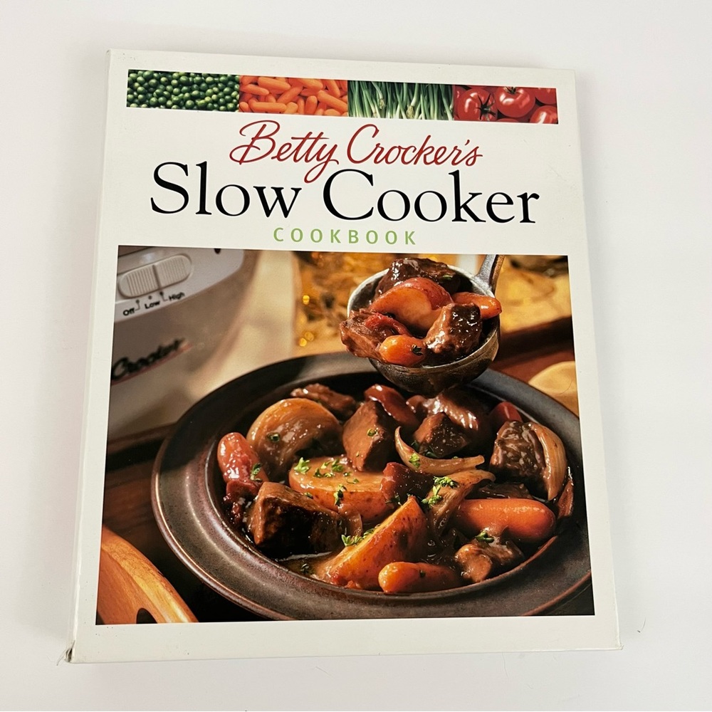 Betty Crocker 1999 Slow Cooker Recipe Book Hardback Spiral Cookbook